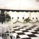 Black & White Dance floor Hire UK