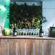 Rustic Wooden Bar; secret garden party bar
