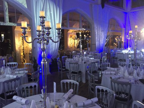 Large Silver Candelabra Hire