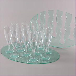 Suspension Tray - Glass Effect