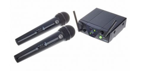 AKG Dual Wireless Microphone Hire