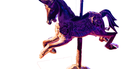Carousel Horse Table Centerpiece Hire