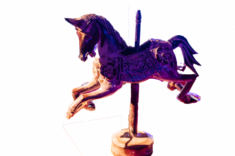 Carousel Horse Table Centerpiece Hire