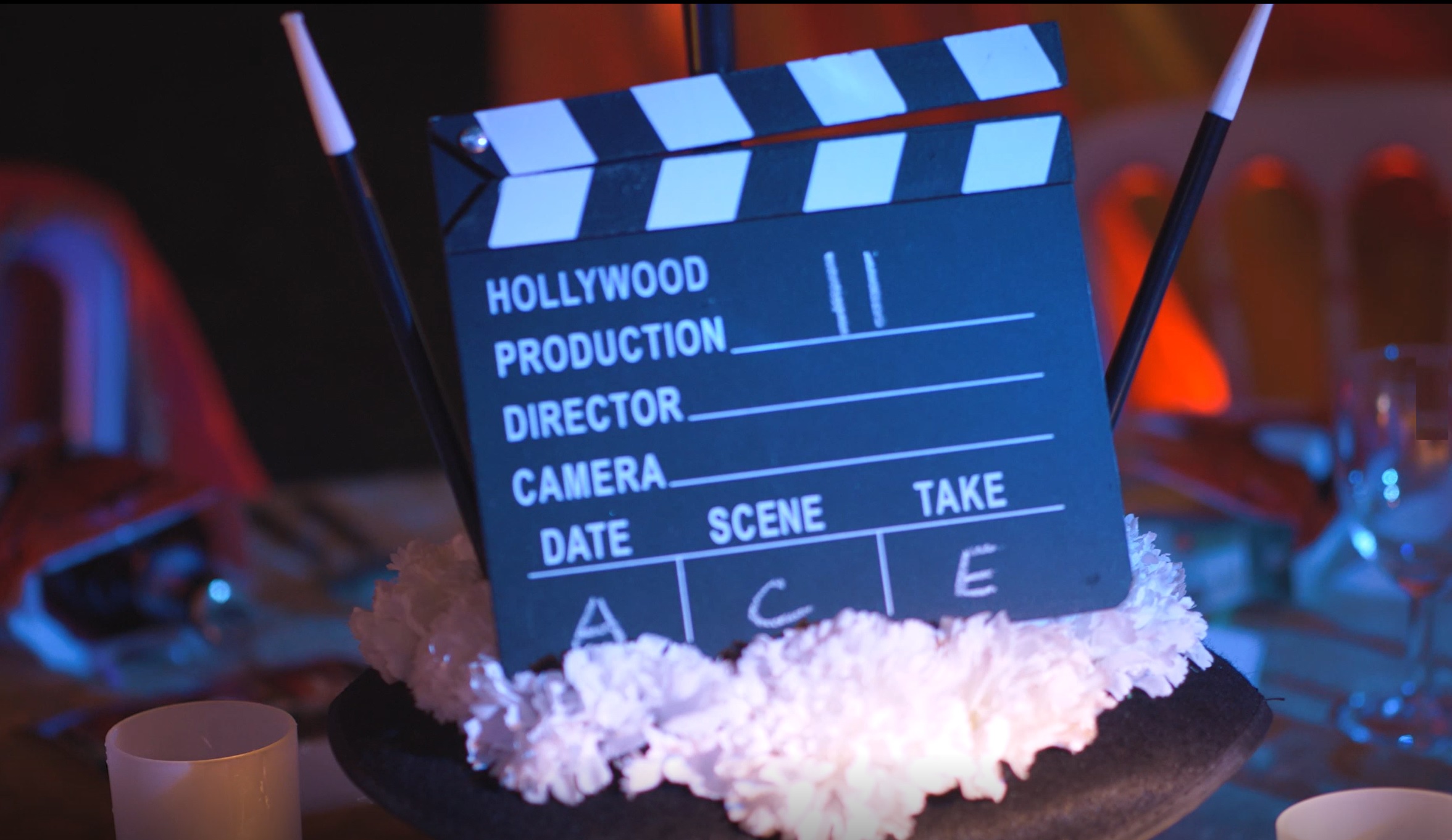 Top Hat & Film Clacker Board Hire