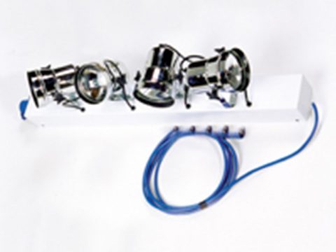 White Pin-Spot Bank of Four Hire