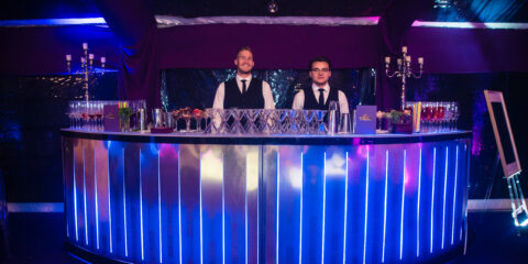 Mirrored Semi Circular Bar