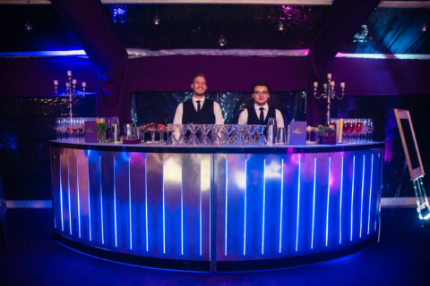 Mirrored Semi Circular Bar